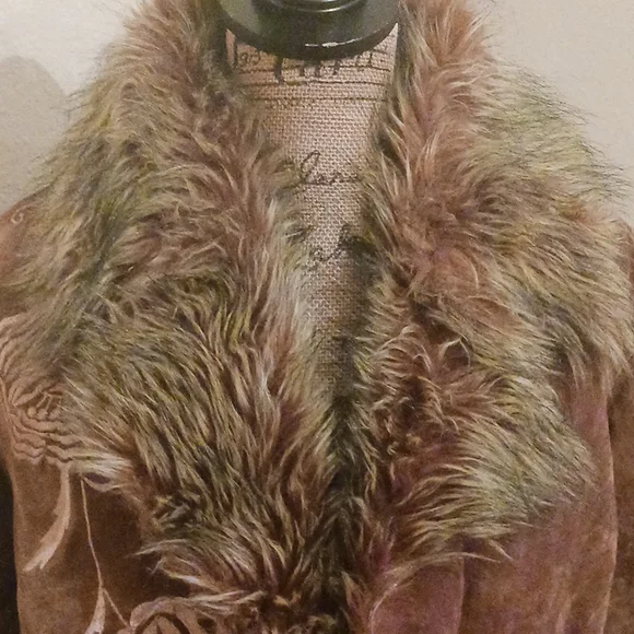 Vintage Spiegel Suede Coat